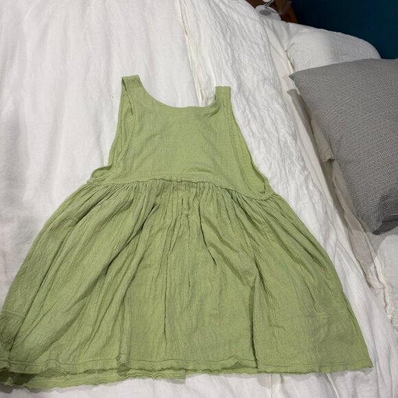 Free People I'm Still Obsessed Sleeveless Mini Dress (Misty Path) - Picture 3 of 5